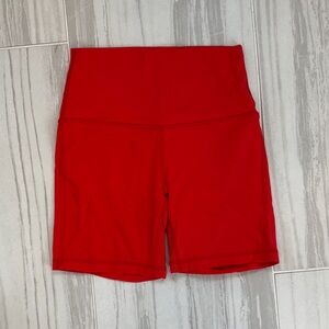 Bright Pink Lululemon Biker Shorts
